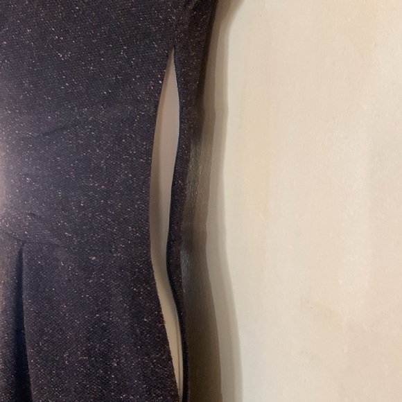 Banana Republic wool/silk blend brown tweed knit dress size 2 - Picture 5 of 10
